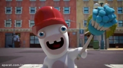 انیمیشن خرگوش های بازیگوش قسمت 28 - rabbids invasion